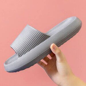Soft Eva Indoor Slippers, Thick Sole For Women